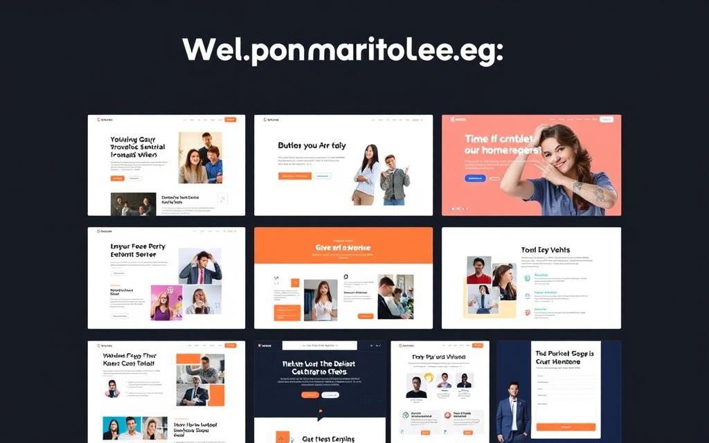 WordPress landing page examples