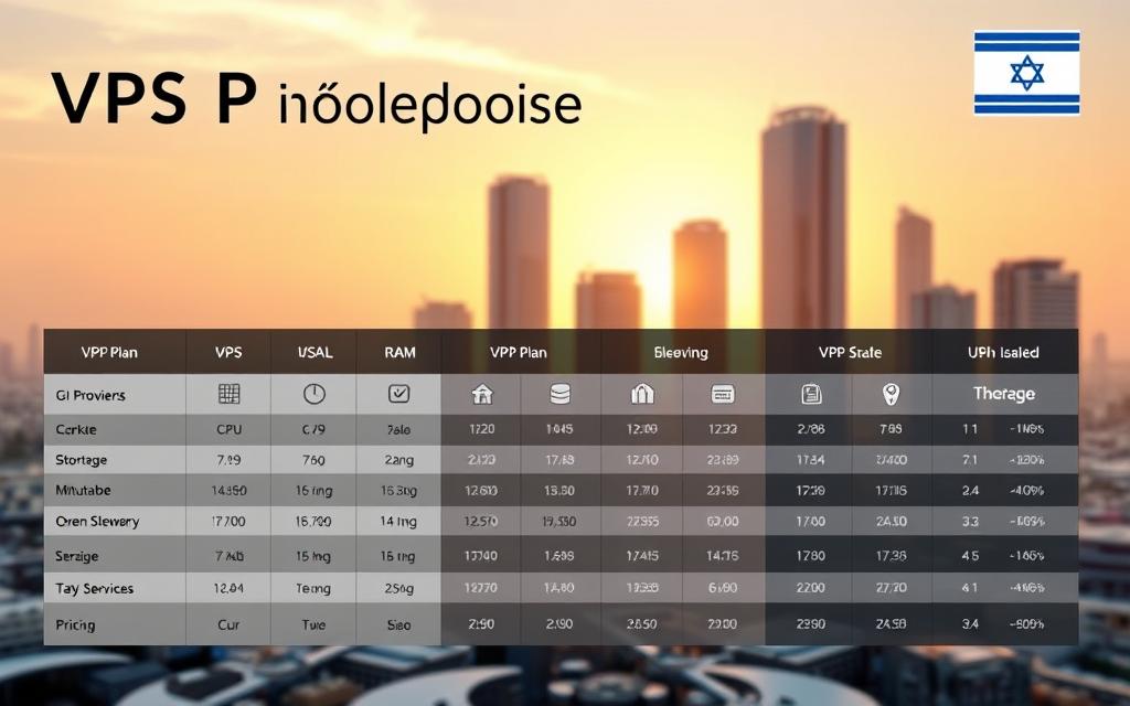 VPS price comparison in Israel
