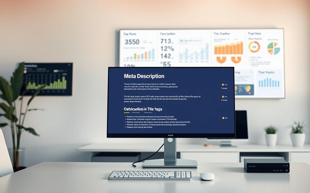 Optimization of meta description and title tags