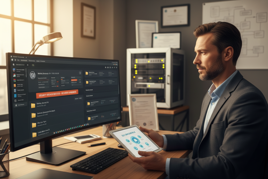 גיבוי לאחר פריצה