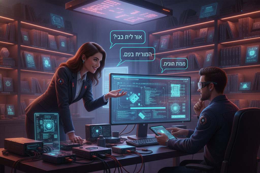תמיכה טכנית בעברית